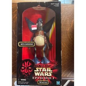1999 Star Wars Episode The Phantom Menace‎ Watto 12in Action Figure with Datapad